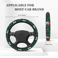 thumbnail image 2 of Kdxio Mushroom House Print Elastic Stretch Steering Wheel Cover,Auto Steering Wheel Cover,15 Inch Anti-Slip,Warm in Winter and Cool in Summer,Fit Suvs,Vans Cars,Trucks, 2 of 5
