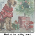 thumbnail image 5 of Irish Terrier Cozy Christmas Glass Cutting Board Large 12 in x 15 in, 5 of 5