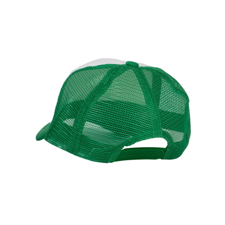 Kelly Green Trucker Hat Mock-up,mock up Baseball Hat, Blank Hat