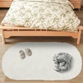 thumbnail image 3 of YEERSWAG 2.6x5.3ft Oval Fluffy Area Rugs for Bedroom Living Room Soft Shaggy Rug Machine Washable Non-slip, 3 of 9