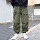 thumbnail image 4 of Pantalones largos de trabajo para niños con cintura elástica y bolsillos para adultos, pantalones casuales y cómodos de poliéster para niños., 4 of 6