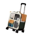 thumbnail image 1 of Transportín para gatos, transportador de mascotas con ruedas, caja de transporte plegable, mochila con ruedas, bolso de mano para perros pequeños,, 1 of 8