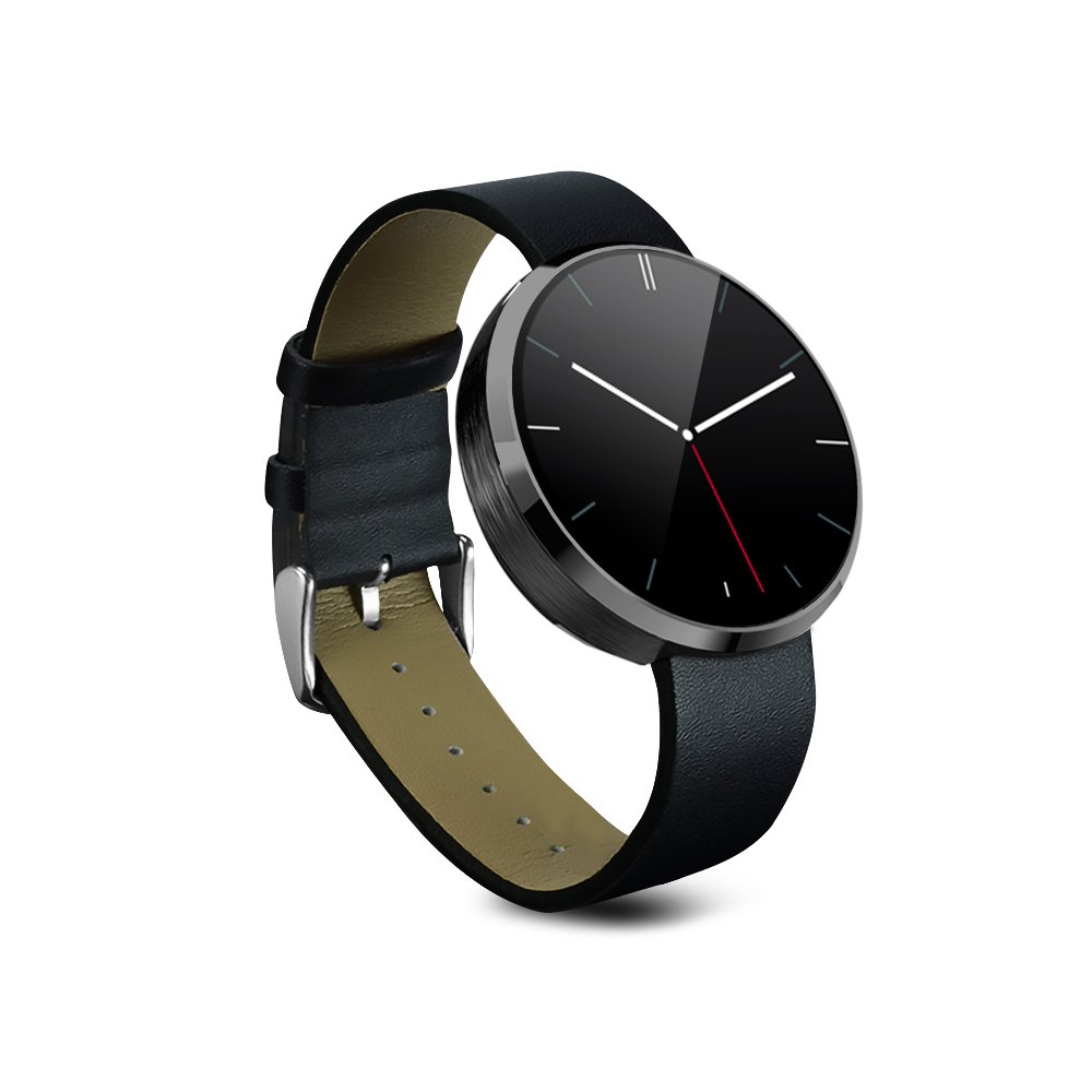 A Unity System AUSDM360SNB95 Round Face Smart Watch and Activity