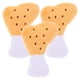 thumbnail image 1 of KAKOWELY 3 juguetes para perros, peluche para perros, juguete para perros chirriante, pata de pollo de peluche, juguete para masticar., 1 of 3