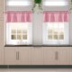 thumbnail image 3 of Cortina corta para ventana, bufanda, cortinas, cocina, dormitorio, decoración para sala de estar (rosa), 3 of 8