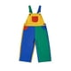 thumbnail image 1 of Peto vaquero infantil de color contrastante, sin mangas, con cuello cuadrado y largo completo, con tirantes ajustables., 1 of 9