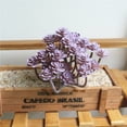 thumbnail image 4 of 1 Pc Purple Succulent Artificial Plant | Ideal for Home Office Desktop Decor - DIY Bonsai Flower Kit, 4 of 8