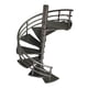 thumbnail image 5 of Escalera en Miniatura Modelo de Plataforma de Exhibición a Escala 1/64 con Accesorios para Diorama y Mobiliario para Casa de Muñecas Fabricado en Resina Adecuado para Decoración de, 5 of 8