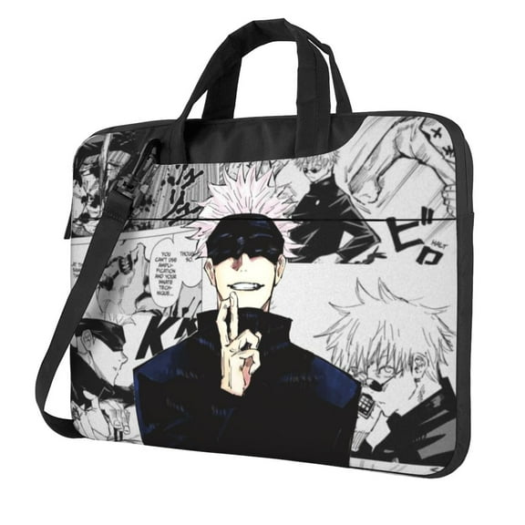 Jujutsu Kaisen Satoru Gojo Laptop Bag Laptop Case Computer Notebook Briefcase Messenger Bag With Adjustable Shoulder Strap 13 Inch