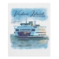 thumbnail image 2 of Vashon Island, Washington, Ferry, Watercolor (1000 Piece Puzzle, Size 19x27, Challenging Jigsaw Puzzle for Adults and Family, Made in USA), 2 of 4