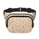 thumbnail image 1 of Fotbe Red Wine Cangurera Cuadrada con Estampado de Doble Capa, Bolsa de Cintura Ajustable Mini para Hombres y Mujeres, 1 of 9
