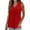Red, variant on Seductiva Women's Classic-Fit Short Sleeve Tank Top for Women Summer Outfits V Neck T Shirts Trendy Eyelet Sleeveless Basic Beach Vacation Clothes Casual Dressy Fashion Trendy Clothes 2025 Basic Tees