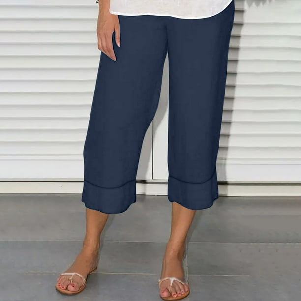 WILLBEST Pantalones Casuales para Mujer, Leggings Cómodos con Estampado Sólido y Cintura Elástica para Uso Diario y Actividad Física. Chica