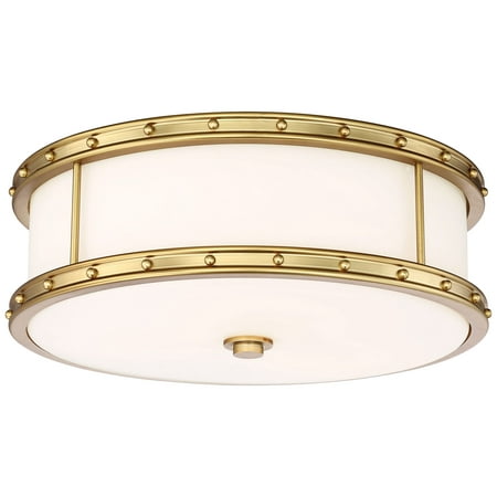 

Minka Lavery Flush Mount 15 1/2 Wide Liberty Gold Drum LED Ceiling Light