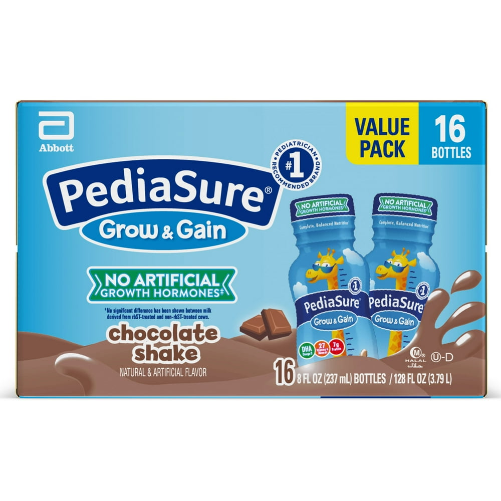 PediaSure Grow & Gain Kids’ Nutritional Shake, with Protein, DHA, and