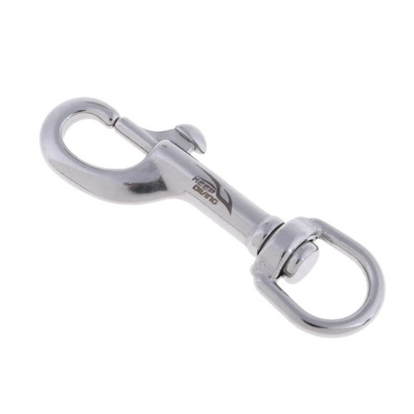4 Sizes Stainless Steel Clip Double Ended Snap Hook 75mm