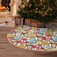 thumbnail image 5 of Rateoe Cartoon Owls 1 Pattern Christmas Tree Skirt with Ties , Christmas Tree Decorations, Farmhouse Christmas Decor Xmas Holiday Decorations-30", 5 of 6