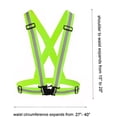 thumbnail image 2 of Reflective Vest Running Gear 3Pack, Adjustable Safety Vests High Visible Reflective Belt Straps, 2 of 6