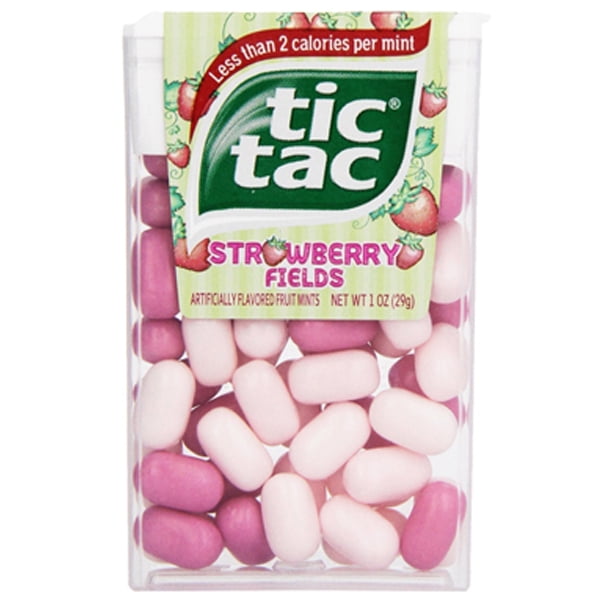 Tic Tacs Big Pack Strawberry Fields 1 oz Pack of 12 - Walmart.com ...