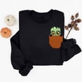 thumbnail image 4 of Sokhug Long Sleeve Sweatshirt for Women Round Neck Graphic Print Pullover Tops Casual Fall Winter Halloween Loose Sweatshirts Tops, 4 of 4