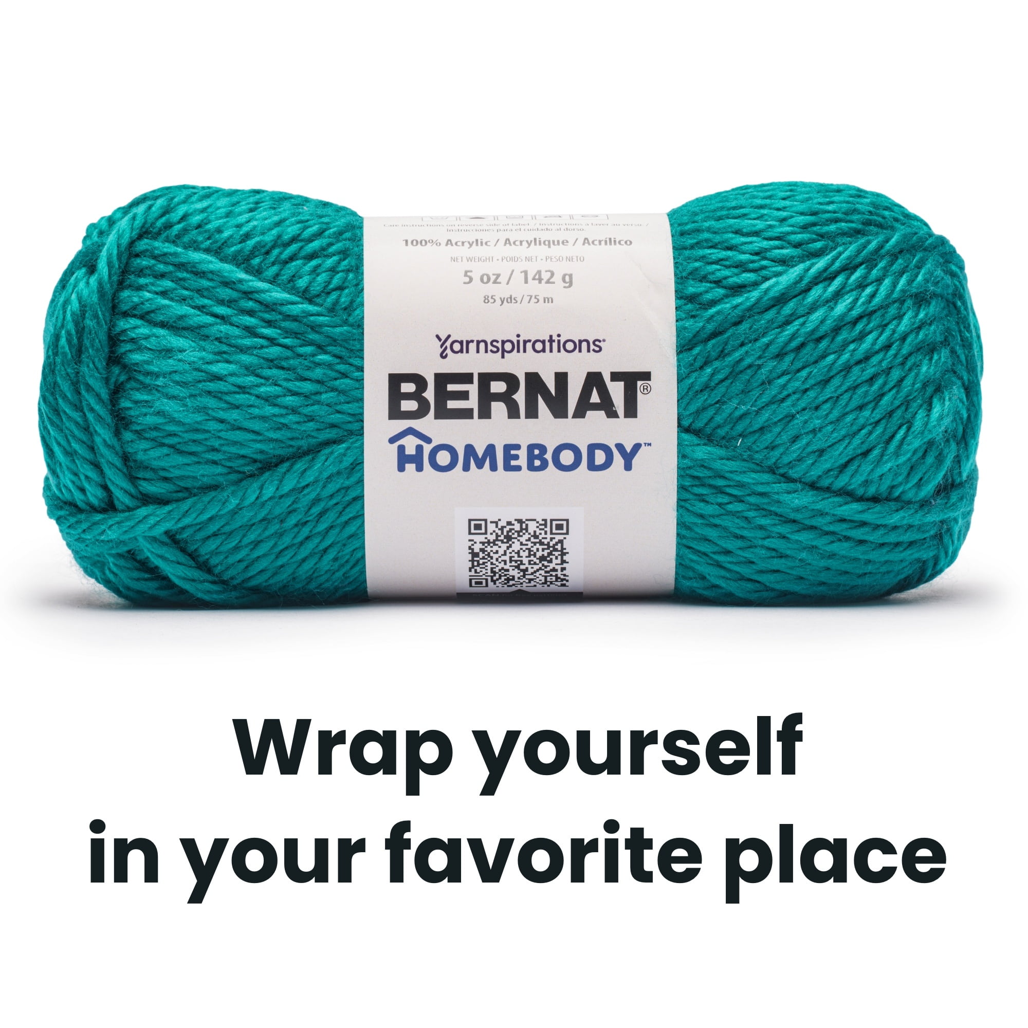 Bernat® Homebody™ #6 Super Bulky Acrylic Yarn, Sequoia Bark 5oz/142g 85 Yards