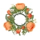 thumbnail image 2 of CaiYueKe Artificial Rose Garland Candle Ring Holder, Floral Candle Wreath Decor for Wedding Table Centerpiece Party Home Decorations, Faux Greenery Candle Surround Decorative Arrangement, 2 of 7