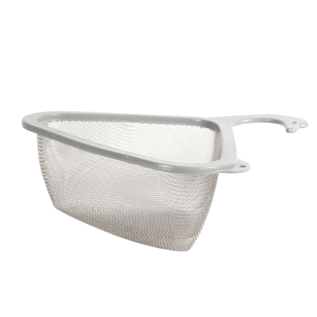 Binwennn Bar Strainer 1 Catcher Silicone Washer Tray Kitchen Water Channel Hanging Triangular Drain Set Multifunctional Household Water Channel Food Drain Set Trough Filter