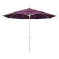 thumbnail image 1 of California Umbrella 11 ft. Fiberglass Double Vent Sunbrella Tilt Market Umbrella, 1 of 11