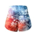 thumbnail image 7 of ZRBYWB Women's Shorts Womens Casual High Waist Running Shorts Independence Days Printed Workout Gym Shorts For Women Trendy, 7 of 7