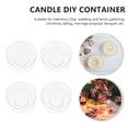 thumbnail image 2 of 20pcs DIY Candle Mold Plastic Candle Container Wax Melt Box for Candle Making, 2 of 9
