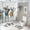 style-2, variant on Cute Watercolor Yellow Duck 4Pcs Shower Curtain Sets with Rugs Bath Mat U-Shaped Floor Mat Toilet Lid Oval Rug Duck Decor Waterproof Personality Pattern Bath Curtains for Bathroom Decor Sets