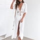 thumbnail image 4 of Traje de baño de verano para mujer, con encaje y retazos, tipo cárdigan largo, 4 of 8