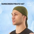 thumbnail image 4 of Tnobhg Sports Headscarf Solid Color Breathable Extra Soft Sweat Absorption Quick Dry Cycling Bandana Head Scarf for Women Men, 4 of 7
