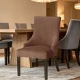thumbnail image 2 of SUYOLL Stretch Wingback Dining Chair Slipcover Removable Washable Elastic Chair Seat Protector Cover For Kitchen Dining Room, 2 of 5