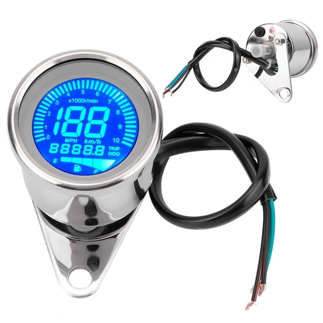 Tacómetro para motocicleta, medidor LCD para motocicleta, tacómetro, indicador de tacómetro, velocímetro para motocicleta, funcionamiento suave