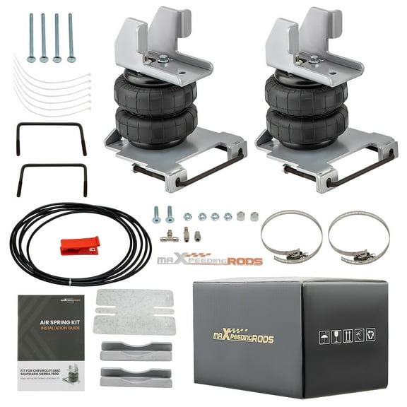 Maxpeedingrods Rear Air Suspension Spring Bag Kit For GMC Sierra 1500 2007-2018 6 Lug Wheels