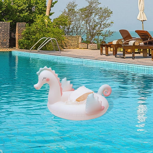DYNWAVECA Inflatable Pool Float Cartoon Swimming for Vacation Outdoor Beach Party Baby