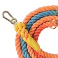 thumbnail image 2 of Dog Handcrafted Dog Leash Multifunctional Double Head Braiding Dog Training Leash with Gold Accessories for Running, 2 of 5