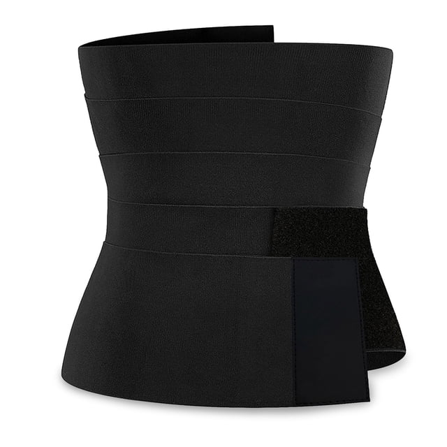 Sonducket Entrenador de cintura para mujer, corsé moldeador, cinturón ajustable para envolver el Abdomen, cinturón adelgazante posparto Accesorios de disfraces 3 metros
