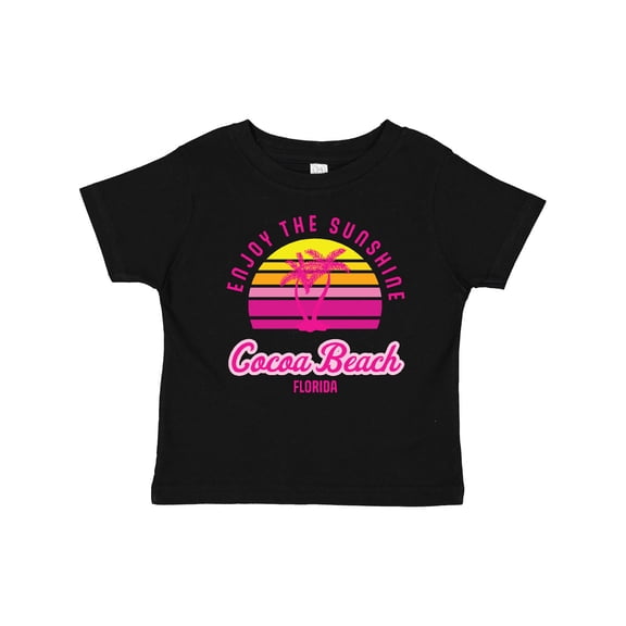 Inktastic Summer Enjoy the Sunshine Cocoa Beach Florida in Pink Boys or Girls Baby T-Shirt