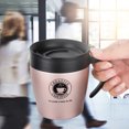 thumbnail image 1 of Taza de café aislada Jadeshay Acero inoxidable con Cuchara y tapa 330 ml, 1 of 11