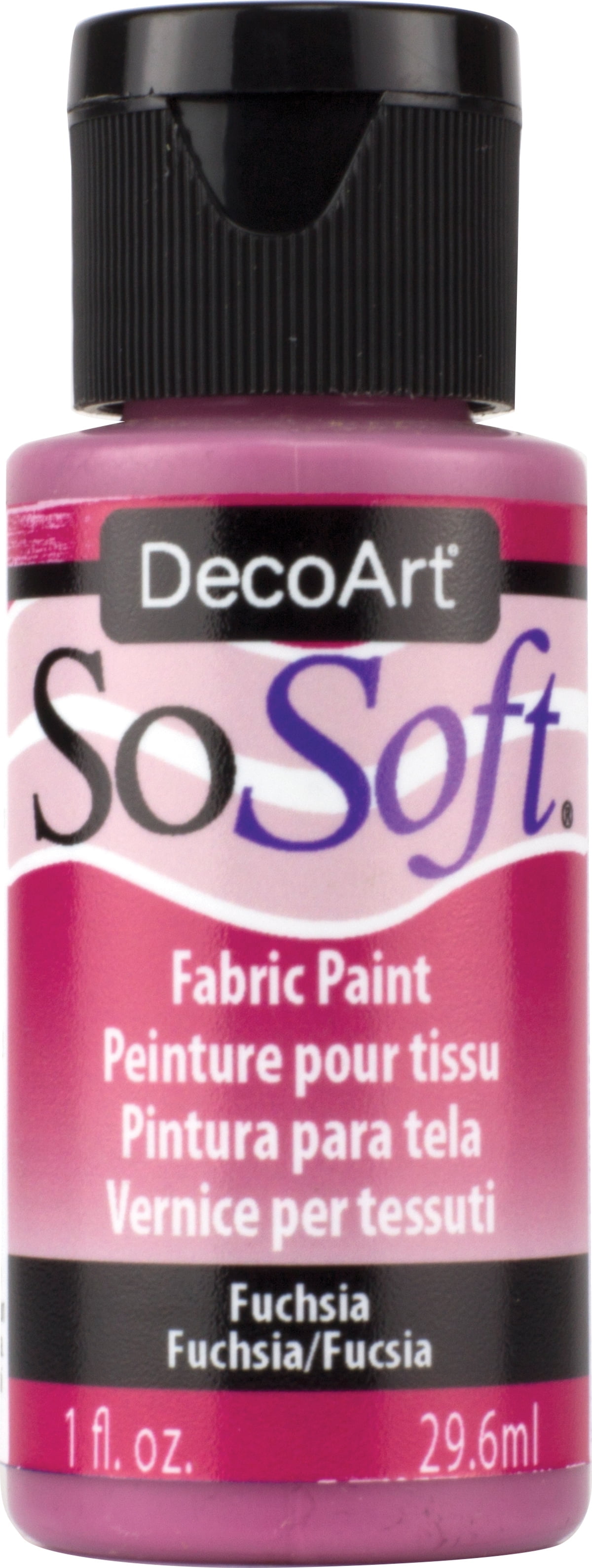 SoSoft Fabric Acrylic Paint 1oz-Fuchsia