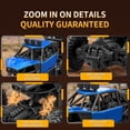 thumbnail image 4 of Six-Wheel Alloy Rock-Climbing RC Car, 4WD High-Speed Off-Road Remote Control Truck w/Suspension & Tires - Outdoor Alloy Rc Truck for Adults & Age 8-12, 4 of 8