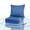 blue, variant on ROFIELTY Outdoor Cushion Set, 24 x 24 inches, Waterproof and Fade-Resistant, Patio Furniture Cushions with Removable Covers and Ties,black