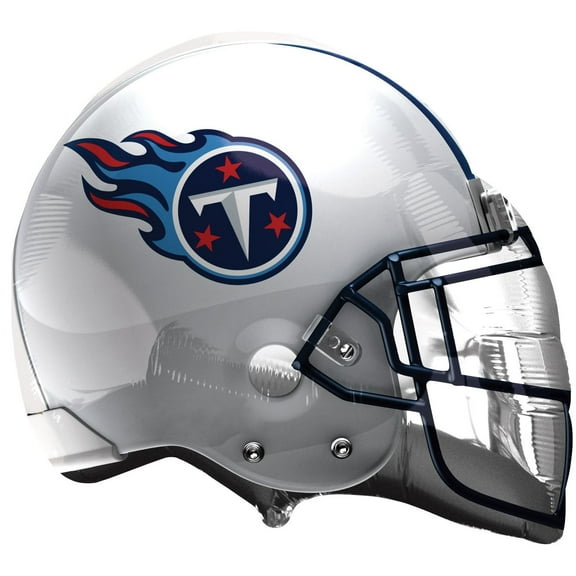 Anagram Tennessee Titans Football 24" Helmet Foil Super Shape Balloon, Silver Blue Red