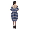 thumbnail image 4 of Moomaya Poly Crepe Casual Dress Printed Womens Cocktail Dresses Knee Long Tunic, 4 of 6