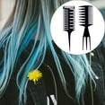 thumbnail image 3 of lionlar Professional Styling Comb Set Heat-Resistant Paddle Detangle Combs Salon Barbers bone comb, 3 of 9