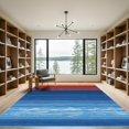 thumbnail image 2 of ODIKA 4'x6' Machine Washable Non-Slip Area Rug, Ombre Burnt Orange High Traffic Rug, Orange, 1093241, 2 of 7