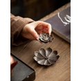 thumbnail image 2 of 1pc Lotus Shaped Incense Burner, Bronze Zinc Alloy Incense Stick Holder, For Home, 2 of 5
