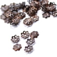 thumbnail image 4 of 50pcs De La De Cobre Plateado De Flores Casquillos Del Grano De 8 Mm Sunnimix Casquillos del grano de la flor, 4 of 4